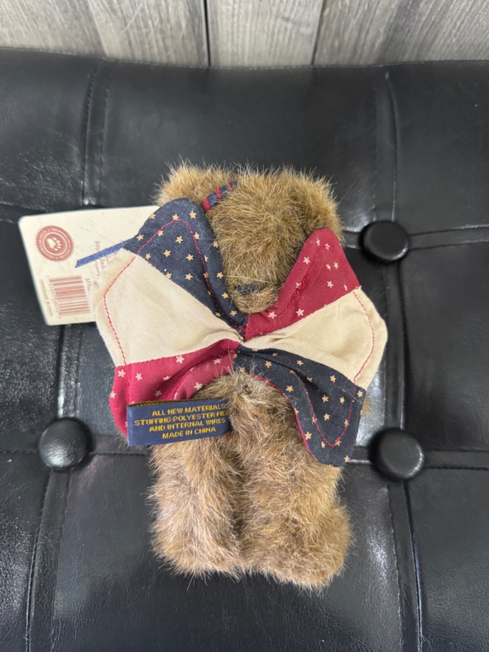 Boyds Bears & Friends Lil' Mischief Brown Bear Stuffed Plush Toy With Tag - Picture 8 of 9